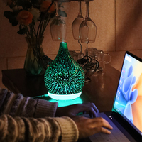 Diffuseur d'arôme en verre de grande capacité 400ML USB lumière LED humidificateur domestique ciblé purificateur d'air diffuseur d'huile essentielle pour la maison YS