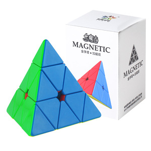 Yuxin Little Magic Pyramid Magnetic 3x3 Speed Cube pour enfants et adultes de 8 à 13 ans, jouet de puzzle unisexe - Product Image 1