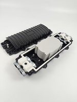 24-144 Cores Horizontal Type Fiber Optic Splice Closure 2 in 2 Out Outdoor Waterproof OEM for FTTH Network