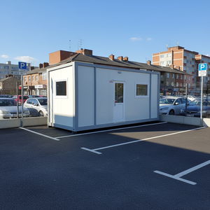 Maison conteneur moderne, durable et de qualité supérieure, 20 pieds, chambres d'isolement portables, mobiles, robustes, écologiques, installation facile, en kit. - Product Image 1