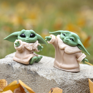 Alla moda 4-6cm maestro bambino <span class=keywords><strong>Yoda</strong></span> PVC Action Figure di buone Figure per collezione cartone animato giocattolo Mini modello bambini Unisex - Product Image 1