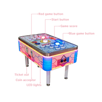 Naughty Bean Machine d'arcade de boxe à monnayeur pour 2 joueurs, 220V, avec cabinet métallique et cible électronique, pour divertissement enfantin