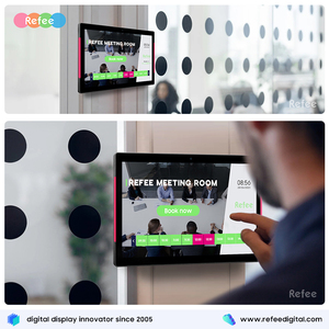 Thông minh 10.1 inch màn hình cảm ứng hiển thị PoE NFC <span class=keywords><strong>Android</strong></span> kỹ thuật số biển media player phòng họp đặt phòng hệ thống máy tính bảng - Product Image 2