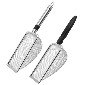 Sable pour reptiles en acier inoxydable à mailles fines, <span class=keywords><strong>pelle</strong></span> à sable métallique pour reptiles, nettoyeur de substrat de terrarium, <span class=keywords><strong>pelle</strong></span> d'angle - Product Image 6