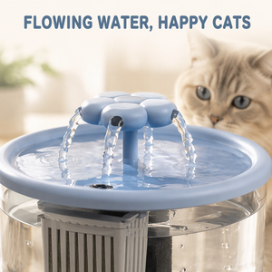 Cross-border Simple PP <strong>Cat</strong> Water Fountain Filtration Live-Water Circulation USB Powered National Standard <strong>Plug</strong> Smart Automatic - Product Image 2