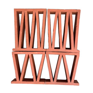 Revêtement mural <span class=keywords><strong>en</strong></span> terre cuite naturelle frittée à motif M, briques décoratives creuses pour la division d'espace et les plafonds - Product Image 4