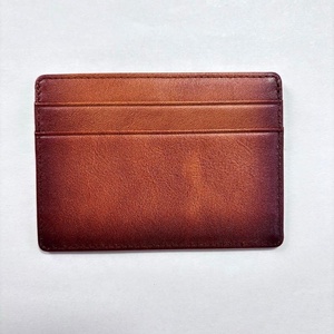 カスタマイズされたロゴプレミアムRFIDブロッキングPU/本革クレジットカードホルダーウォレットスリム名刺ホルダー - Product Image 2