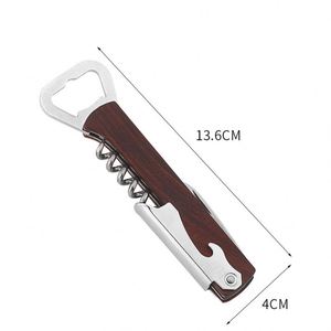Yy7411 Custom Logo Bottle Wood and Plastic Multi-Functional Wine Opener Creative Seahorse <b>Knife</b> With Gift Box - Product Image 6