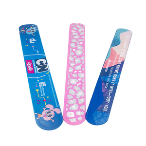 Promotional Product Cheap Silicone Slap Band Custom logo Colorful Silicone Slap Wristband