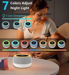 YOUMAY Dispositivo <span class=keywords><strong>per</strong></span> il Sonno 2 in 1 con Rumore Bianco, Luce Notturna <span class=keywords><strong>a</strong></span> 7 Colori e 32 Suoni Rilassanti - Product Image 5