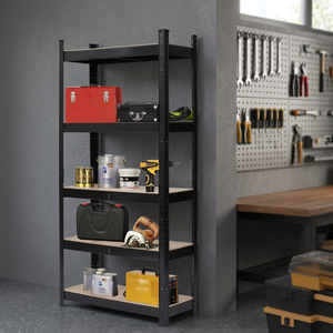 Long span display steel shelf medium-sized stacking <b>rack</b> garage storage shelf - Product Image 6