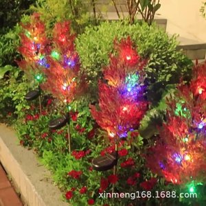 Solar Garden Lights <b>Led</b> <b>Tree</b> Shape Solar Powered Water Resistant Outdoor Decor For Yard Lawn Patio - Product Image 1
