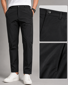<b>Mens</b> Golf Pants Custom Buttons Solid Color Straight Leg Pants Golf Pants <b>Mens</b> Joggers Nylon Trousers - Product Image 5