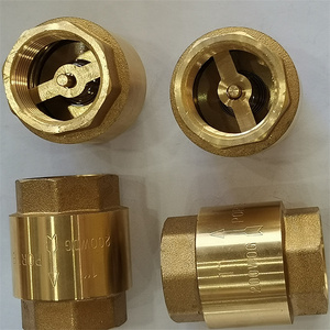 Van Kiểm Tra Mini Lò Xo Dọc 1 Inch Vệ Sinh Một Chiều Mini 1 2 3/4 Dn25 Đồng Thau - Product Image 3