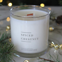 Huaming Meilleures ventes en gros Bougie parfumée de luxe de créateur à mèche en bois, en cire de soja, parfum Myrtille fruitée aromatique