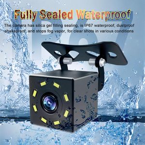 Trở lại lên máy ảnh cho xe ô tô không thấm nước 170 ° Xem góc <span class=keywords><strong>8</strong></span> đèn <span class=keywords><strong>LED</strong></span> tầm nhìn ban đêm phổ phía sau xem video cho xe tải Pickup Vans SUV RV - Product Image 4