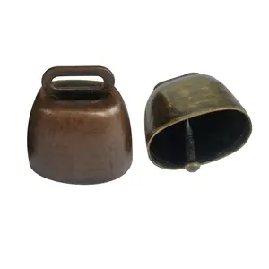 Mini cloche pour animal de compagnie, jouet sonore de haute qualité, carillon de noël, couleur Bronze, en métal, 35mm