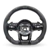 Volante de fibra de carbono LED Retrofit para Mercedes Benz AMG GLC300 E63 E250 W166 W204 W222