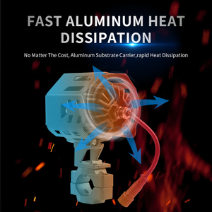 Đèn pha LED LED RGB 80W 10000LM Đèn pha LED Đèn pha LED Đèn chạy ban ngày 4x4offroad xe máy Đèn sương mù cao cấp - Product Image 4