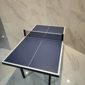 Great feedback high quality new style design China Portable Tennis Table Folding PingPong Table Game Set with Net