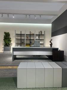 โต๊ะแบบเรียบง่ายทันสมัยสำหรับนักเรียนที่บ้านดีไซน์แผงไม้แบบแยกส่วนสำหรับห้องนอนโต๊ะหนังสือลิ้นชักสำหรับเขียนเป็นมิตรกับสิ่งแวดล้อมวอลนัท - Product Image 6