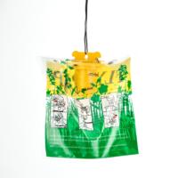 Robuuste, solide, hangende, milieuvriendelijke, draagbare, wegwerp insectenval voor vliegen en fruitvliegen, met een capaciteit van 50 stuks.