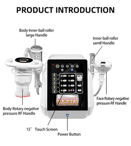 Appareil de massage portable 4 en 1 à rouleaux rotatifs à 360° à pression négative pour le raffermissement du corps - Product Image 2