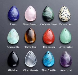 ODM naturale pietre preziose fantasia taglio goccia ciondolo per la creazione di gioielli - Product Image 2