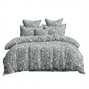 Juego de Ropa de Cama King Size de Microfibra, Sábanas Suaves Estampadas, Fundas de Almohada, 400 Hilos, Resistentes a la Decoloración y a las Arrugas, Calidad de Hotel - Product Image 1