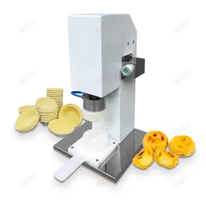 Molde personalizado Auto Pneumático Big Cup Pie Crust Press Maker Tartlet Shell Molding Machinery Egg Tart Forming Making Machine