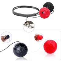 Vente en gros Ensemble de balles réflexes de combat 2 niveaux de difficulté Ballon de boxe avec bandeau