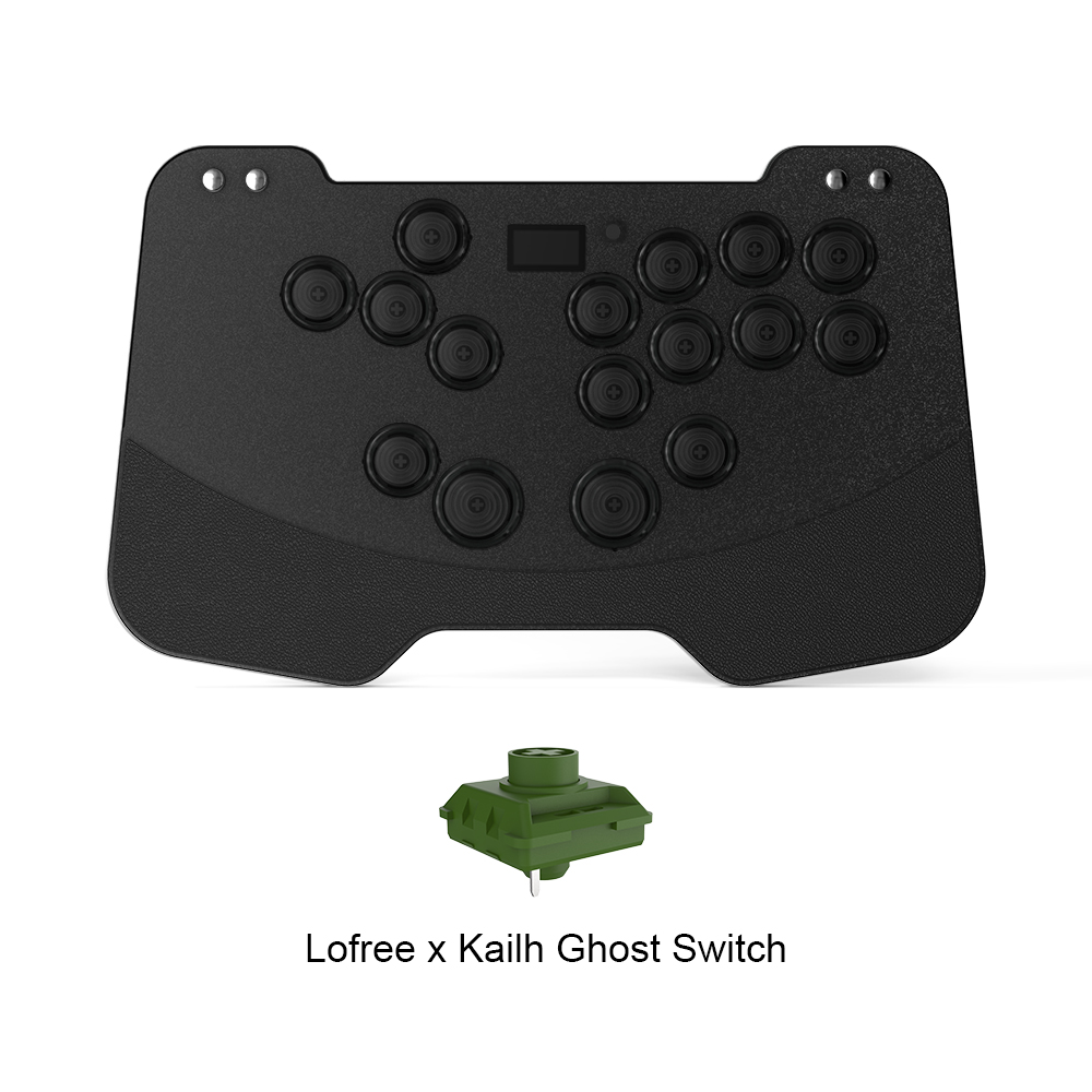 Duelpad Zen16 Leatheroid Ergonomic Hitbox for PC Fighting Stick