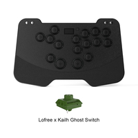 Duelpad Zen16 Leatheroid Ergonomique Hitbox pour PC Fighting Stick Clavier pour PS4/Switch/Steam Accessoires de jeu