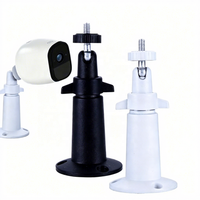Soporte de Montaje Ajustable de Aleación de Aluminio para Cámara de Seguridad, Soporte Giratorio e Inclinable para Pared o Techo, para Cámara CCTV Exterior Tipo Bala