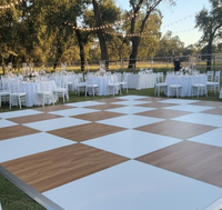 Panneau de sol de danse imperméable de haute qualité 24*24 pieds avec système Camlock pour fêtes et mariages