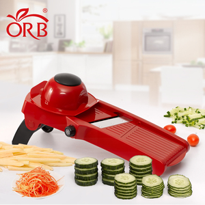 Muestra <span class=keywords><strong>gratis</strong></span> Útil Cocina cuchillas ajustables mandoline cortador de verduras naranja Col cortadora - Product Image 5