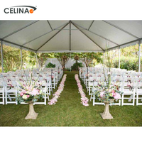 Celina Nouveau Design Chaises Pliantes Commerciales Durables en Résine Oxford Blanche