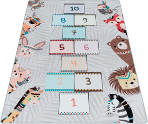 Nuovo tappeto antiscivolo personalizzato di design hopscotch <span class=keywords><strong>per</strong></span> la stanza di neonati e bambini - Product Image 1