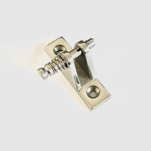 Charnières de pont en acier inoxydable ISURE MARINE avec goupille amovible rapide, glissières de montage, montage d'auvent, type de charnière triangulaire - Product Image 2