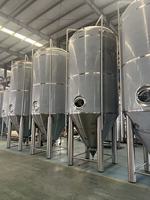 Fermenteur conique CASSMAN 10000L, équipement de brassage de bière pour microbrasserie, haute productivité, fermentation automatique