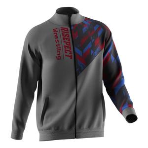 Chaqueta deportiva de moda con cuello alto, sublimación, cremallera completa, personalizada, para adultos, de fabricante - Product Image 3