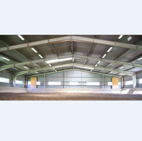 Structure en acier préfabriquée pour arène d'équitation, salle de spectacle équestre, terrain de sport équestre, kits d'arène d'équitation préfabriquée