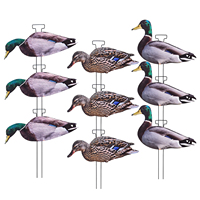 Leurre de chasse réaliste en forme de canard colvert en PP léger, personnalisé en usine, pour le tir en extérieur et l'utilisation en jardin