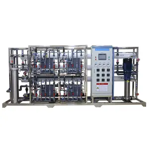Venta caliente 12000LPH Sistema de ósmosis inversa industrial Ro EDI equipo de tratamiento de agua destilada purificada ultrapura