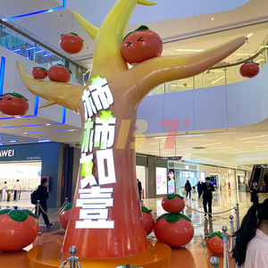 Libit Fruit <b>Tree</b> Sculpture Fiberglass <b>Outdoor</b> Chinese New Year Decoration Artistic Hallway Display - Product Image 1