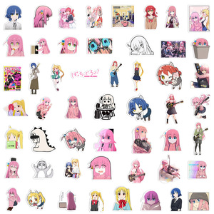 50 pz/borsa rimovibili adesivi in vinile a prova di acqua per gli appassionati di Anime <span class=keywords><strong>BOCCHI</strong></span> il computer portatile decorazione per Skateboard per chitarra - Product Image 3