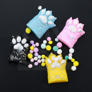 Taba Squeeze Kawaii Tamanho Longo gato Pata Squishy Brinquedo Popular Stress Relief Descompressão para Crianças - Product Image 3