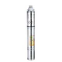 Bonne qualité en acier inoxydable monophasé 220V 50Hz 2Hp puits de moteur asséchage pompe Submersible puits profond