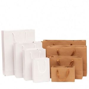 Bolsas de Papel Kraft al por Mayor con Asas, Logotipo Impreso, para Regalos y Compras - Product Image 4