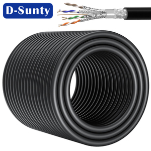 สายเคเบิลเครือข่ายอีเธอร์เน็ต Cat7 305M 1000FT ความยาว 100 เมตร ทองแดงเปลือย ตัวนำทองแดงแข็ง 24AWG 28AWG STP ROHS สายสื่อสาร - Product Image 2